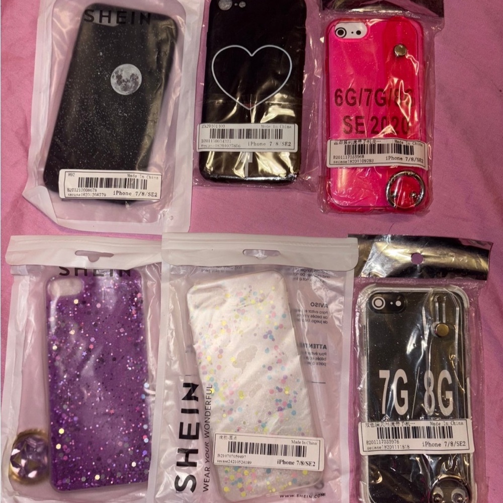 SHEIN iPhone 7 phone case bundle